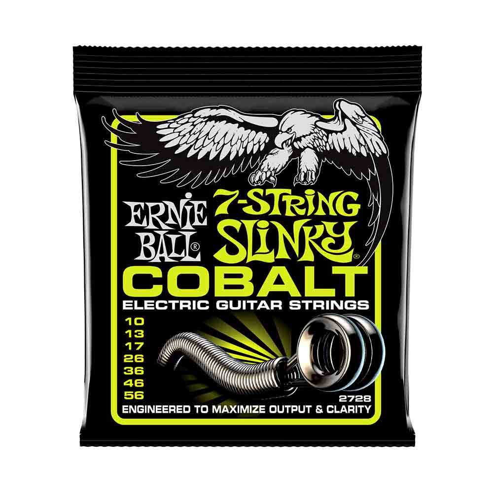 Ernie Ball Regular Slinky Cobalt 2728 高出力鈷弦 電吉他七弦套弦 10-56