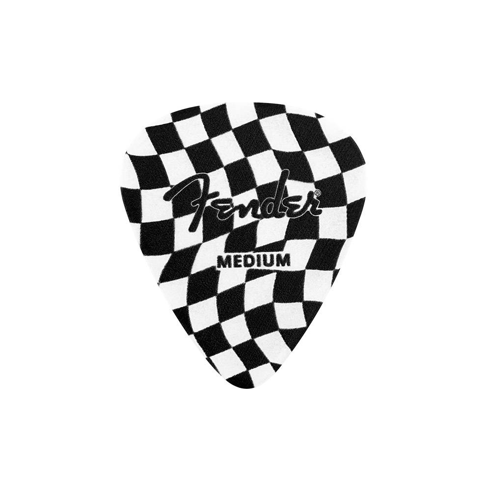 Fender Wavy Checkerboard 351 Celluloid 匹克 (八入組)