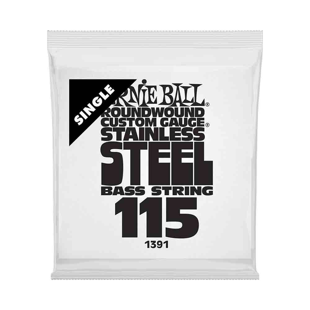 Ernie Ball Stainless Steel 1391 經典不鏽鋼 電貝斯零弦 (單入裝) 115