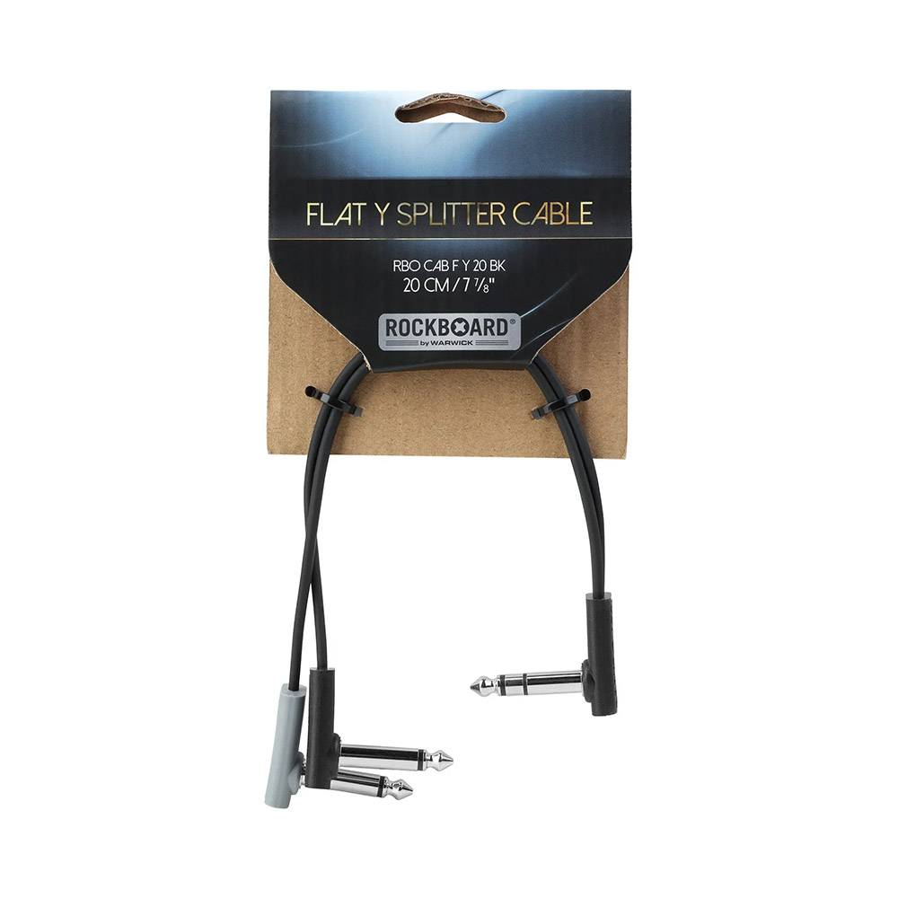 RockBoard Flat Patch Y-Splitter Cable 20cm Y型導線 RockBoard Flat Patch Y-Splitter Cable 20cm Y型導線