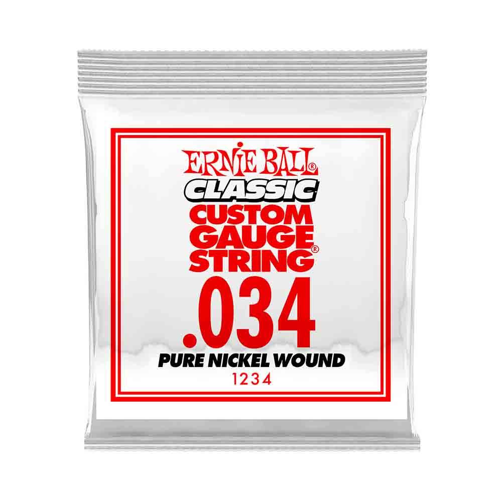 Ernie Ball Classic Pure Nickel Wound 1234 經典搖滾鈍鎳 電吉他零弦 (單入裝) 34 Ernie Ball Classic Pure Nickel Wound 1234 經典搖滾鈍鎳 電吉他零弦 (單入裝) 34