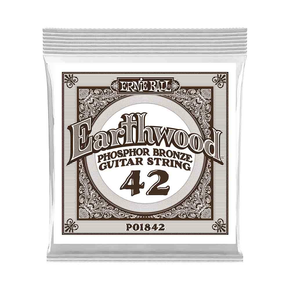 Ernie Ball Earthwood Phosphor Bronze 1842 經典純粹 民謠吉他零弦 (單入裝) 42