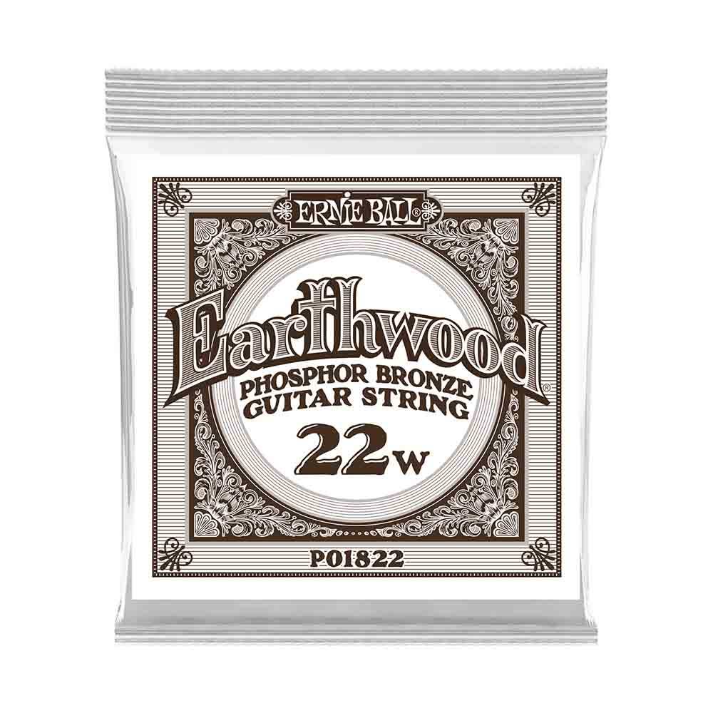 Ernie Ball Earthwood Phosphor Bronze 1822 經典純粹 民謠吉他零弦 (單入裝) 22