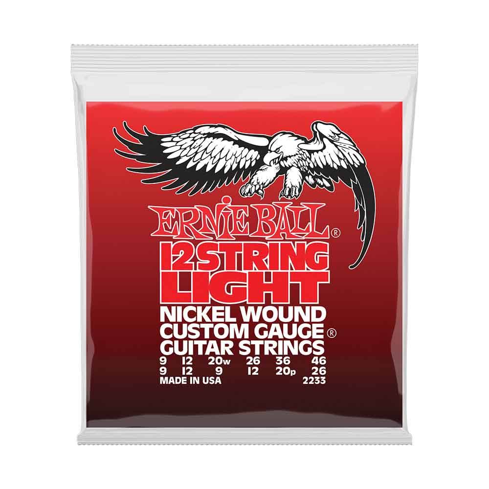 Ernie Ball Light Nickel Wound 2233 G弦纏繞 電吉他十二弦套弦 09-46