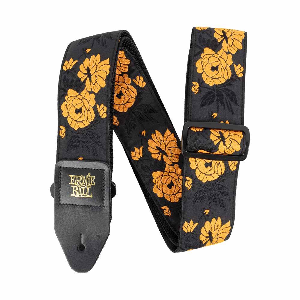Ernie Ball Classic Jacquard Strap - Tangerine Rose 5358 背帶