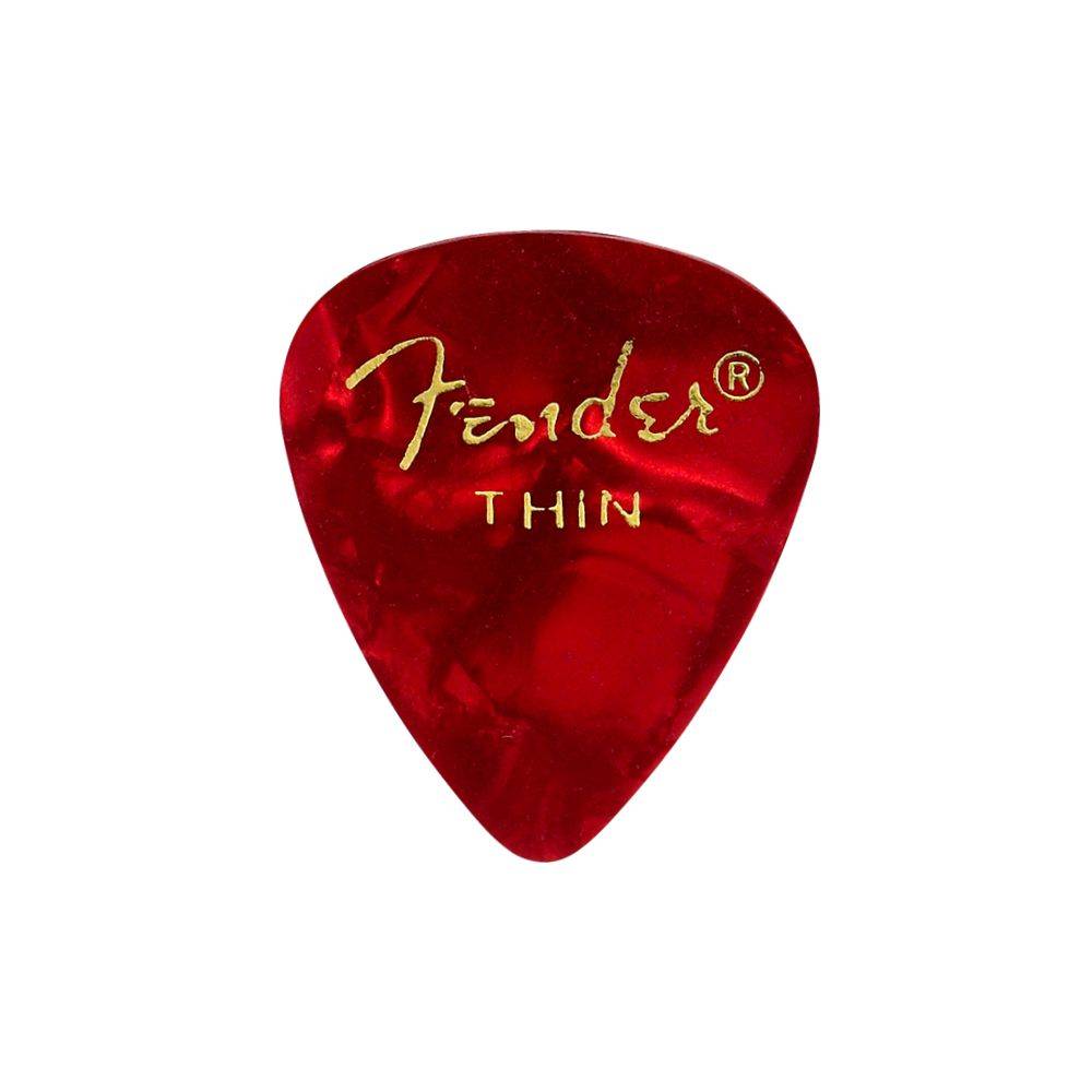 Fender Premium Celluloid 351 Shape Red Moto - 1 Gross 匹克(144入組) Fender Premium Celluloid 351 Shape Red Moto - 1 Gross 匹克(144入組)