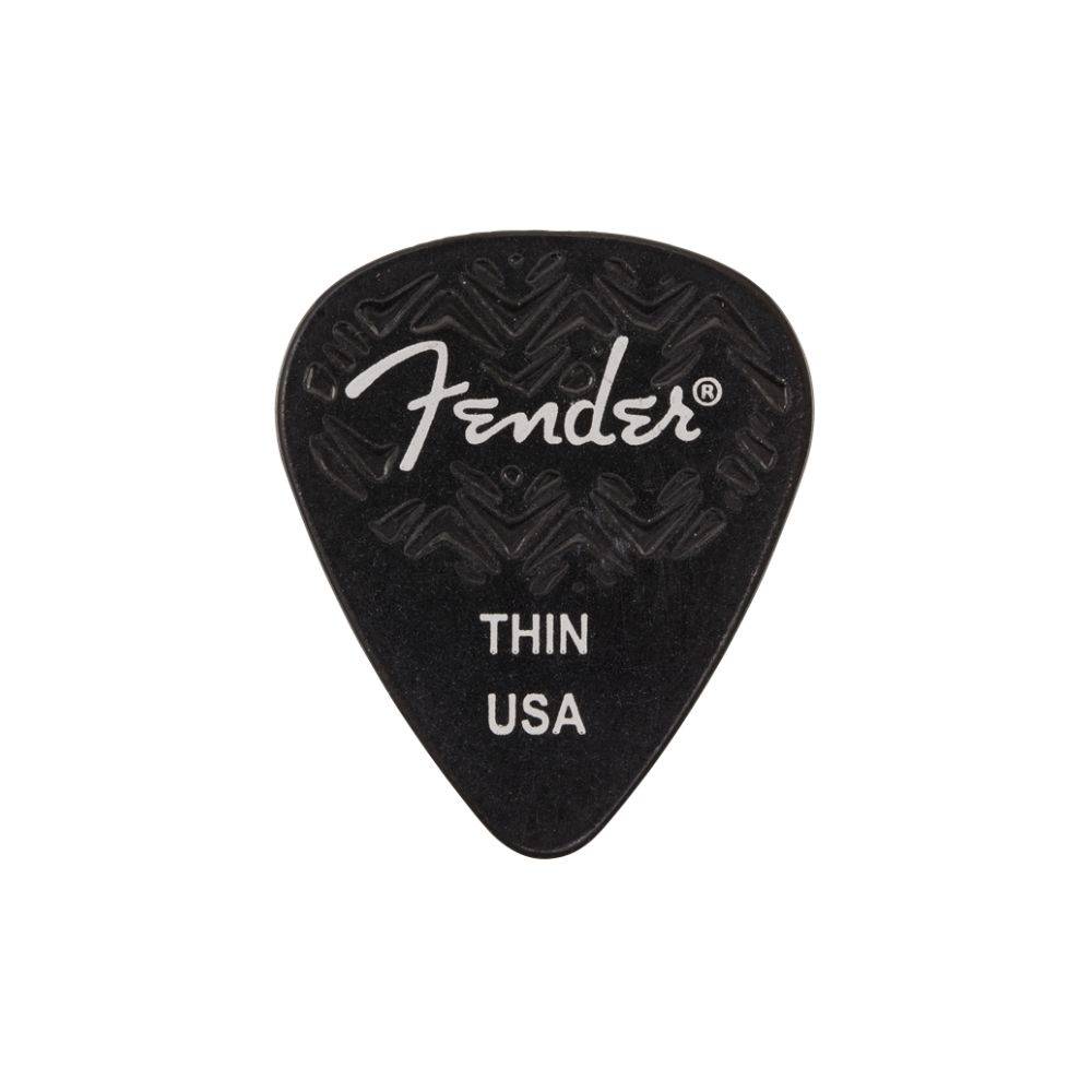 Fender Wavelength Celluloid 351 Black 匹克(六入組)