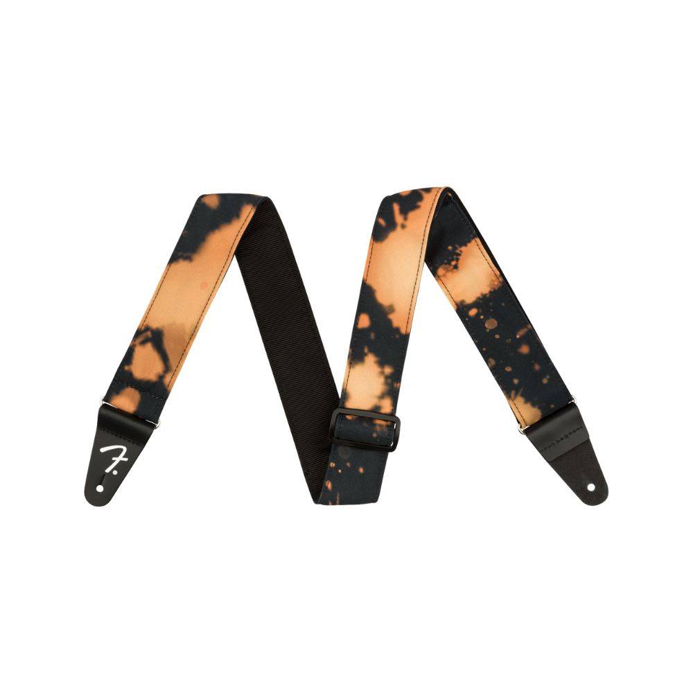 Fender Tie Dye Acid Wash Straps Black 背帶