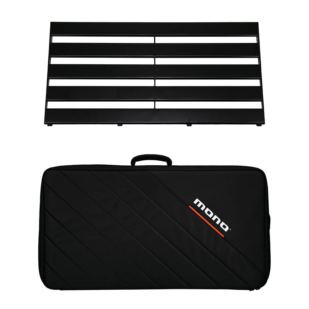 MONO Pedalboard Rail Large, Black and Stealth Pro Accessory Case 效果器盤袋組