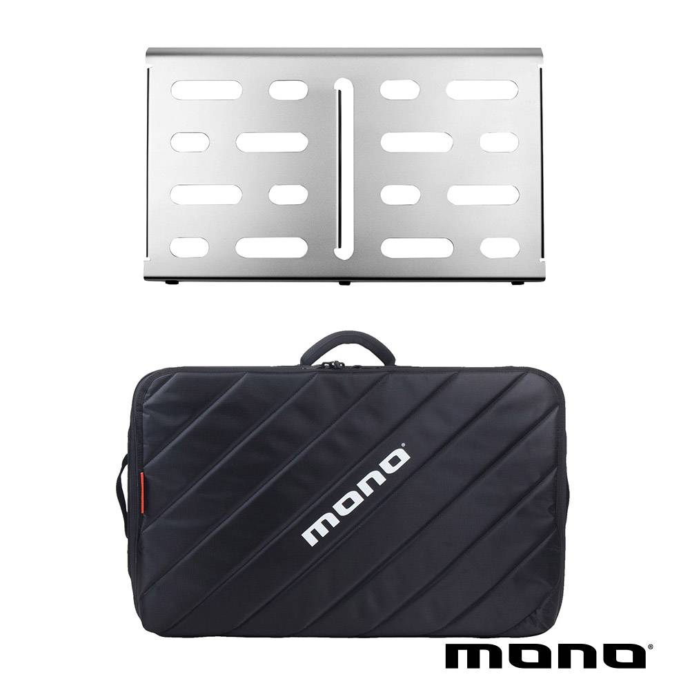 MONO Pedalboard Medium, Black and Tour Accessory Case 2.0 效果器盤袋組