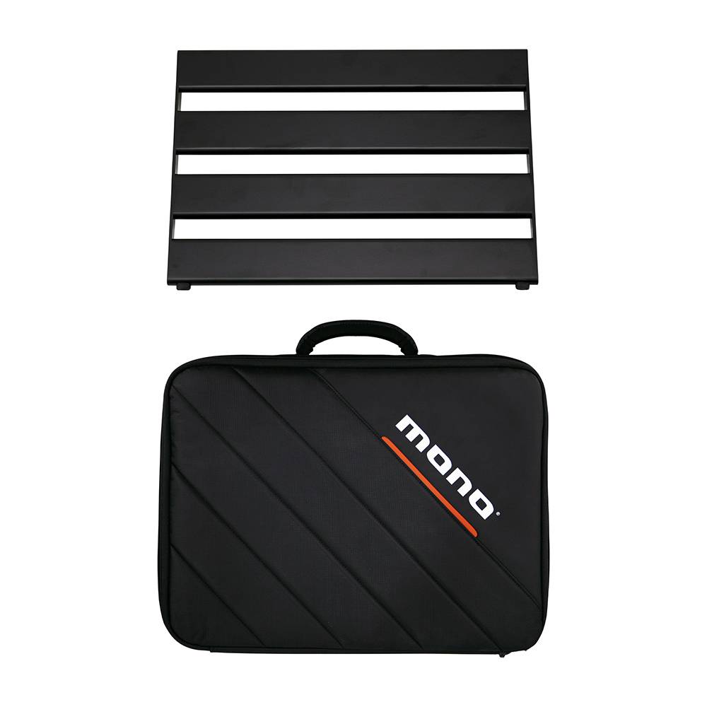 MONO Pedalboard Rail Small, Black and Stealth Pro Accessory Case 效果器盤袋組