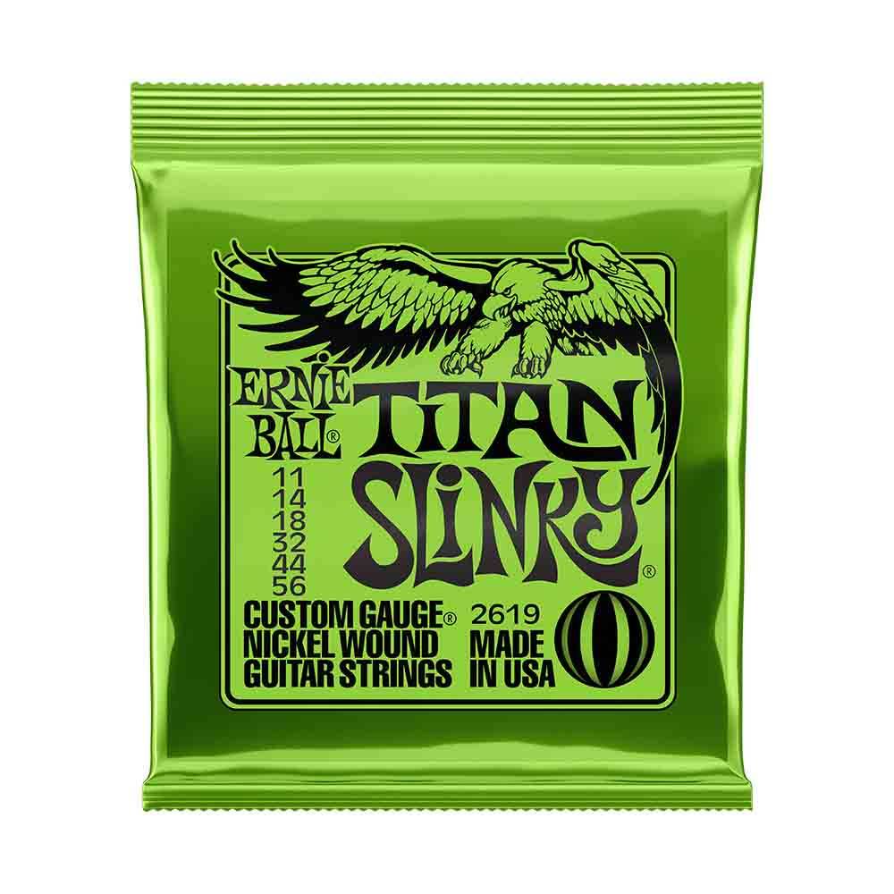 Ernie Ball Titan Slinky 2619 鎳纏繞 電吉他套弦 11-56