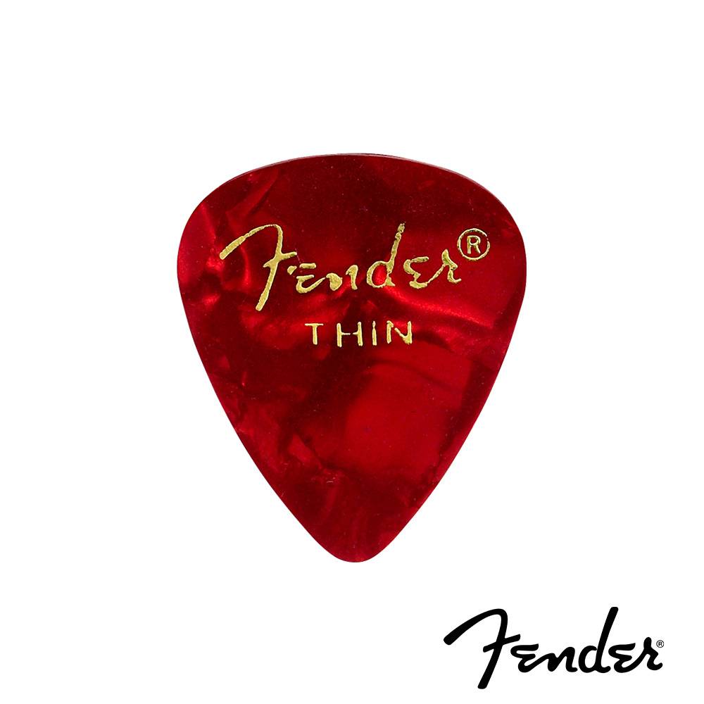 Fender Premium Celluloid 351 Shape Red Moto 匹克(12入組)