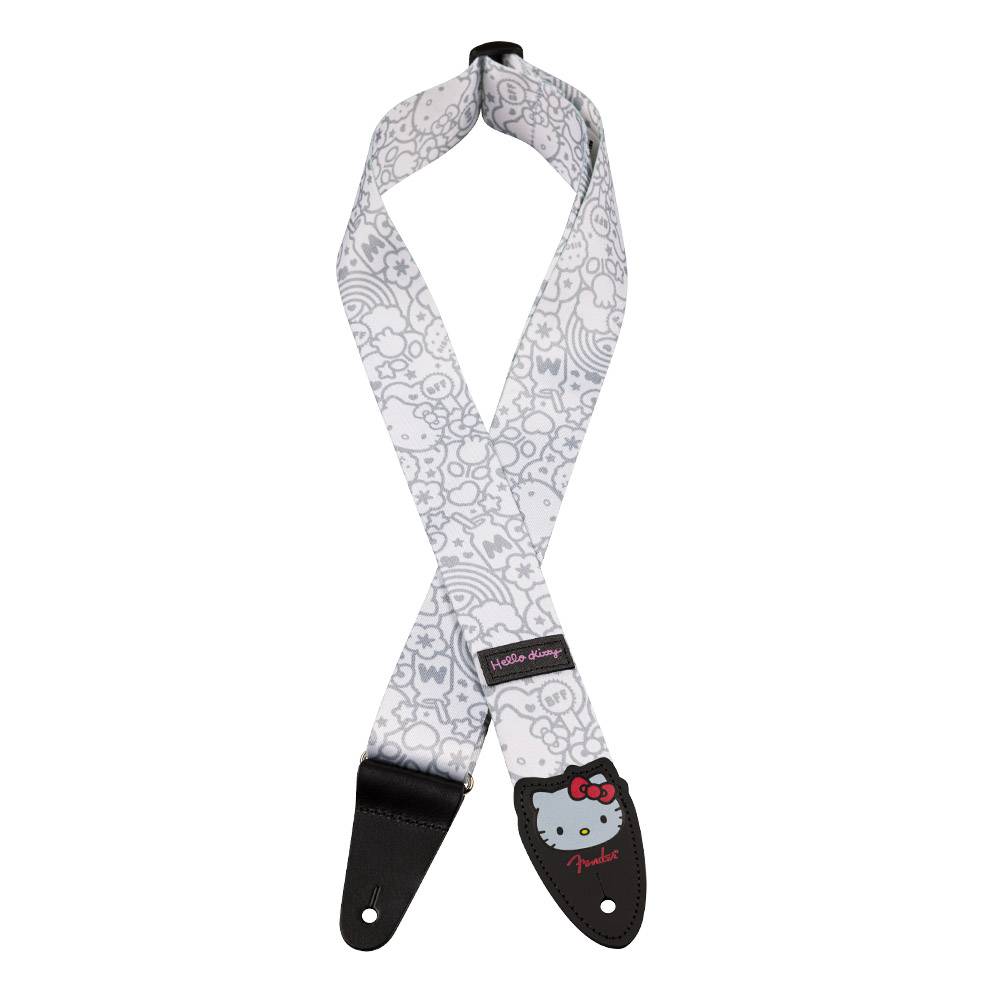 Fender x Hello Kitty White Poly Strap 聯名款背帶