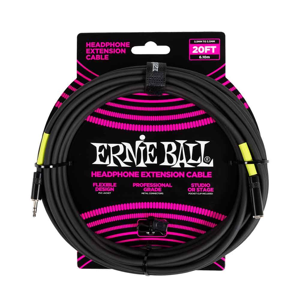 Ernie Ball Headphone Extension 3.5mm to 3.5mm 20ft 6425 耳機延長導線