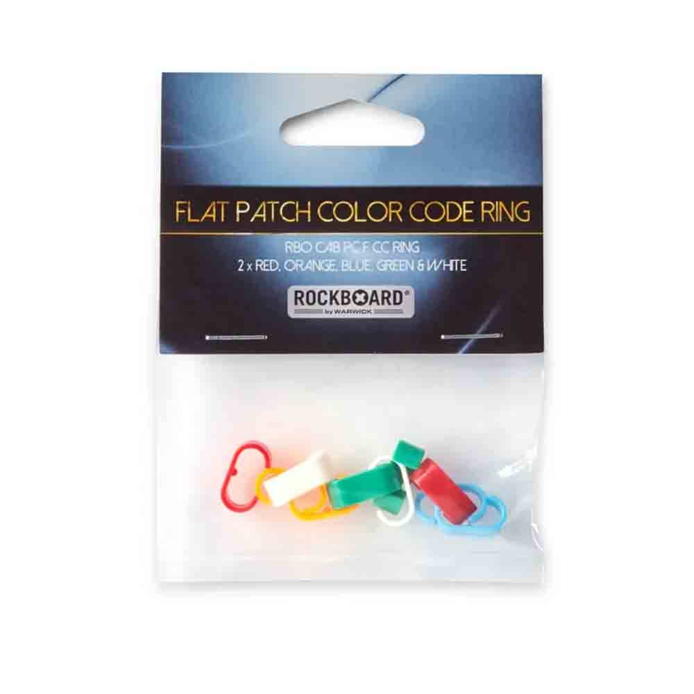 RockBoard Color Code Rings for Flat Patch Cables 扁平連接線顏色標示環組 (10入組)
