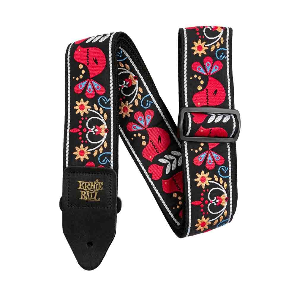 Ernie Ball Classic Jacquard Strap - Redbird Rising 4667 背帶