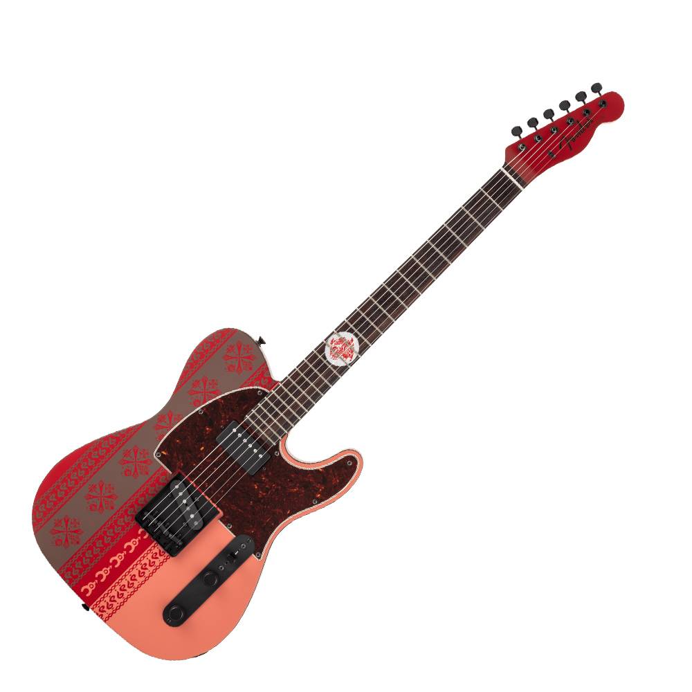 Fender Monster Hunter Rathalos Telecaster 聯名電吉他