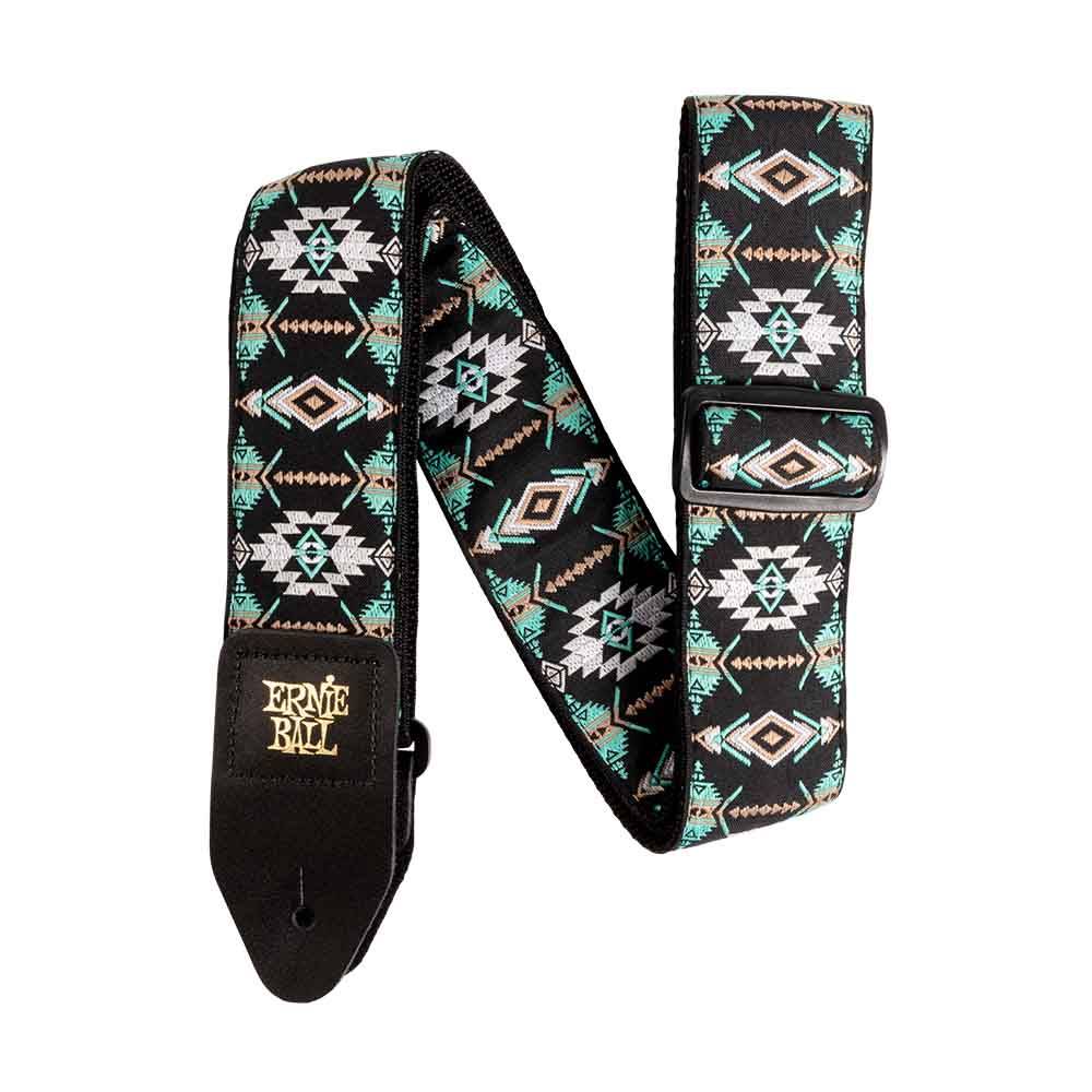 Ernie Ball Classic Jacquard Strap - Southwestern Turquoise 5325 背帶