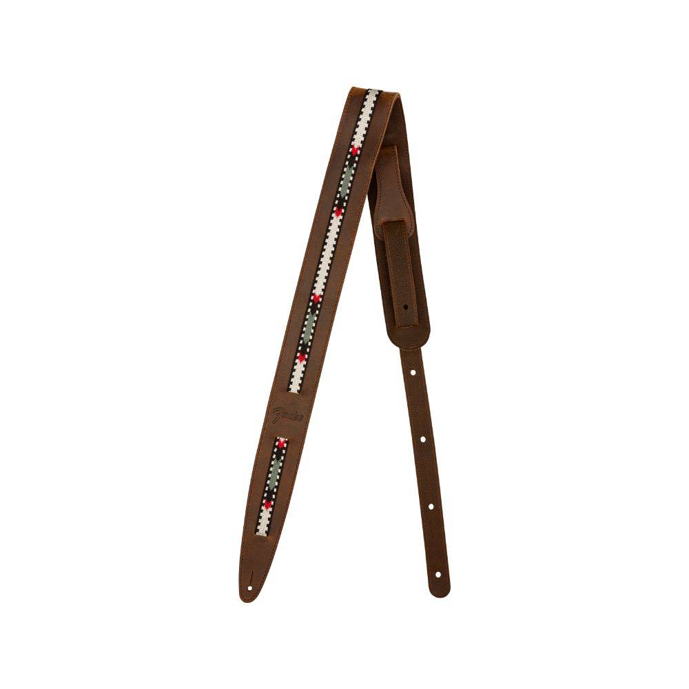 Fender Paramount Acoustic Leather Straps Brown 背帶