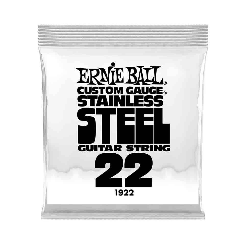 Ernie Ball Stainless Steel Wound 1922 不鏽鋼纏繞 電吉他零弦 (單入裝) 22
