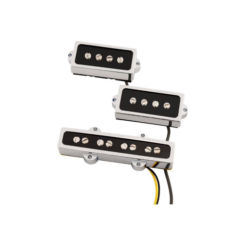 Fender Cobalt Chrome P/J Bass Pickup Set 拾音器組