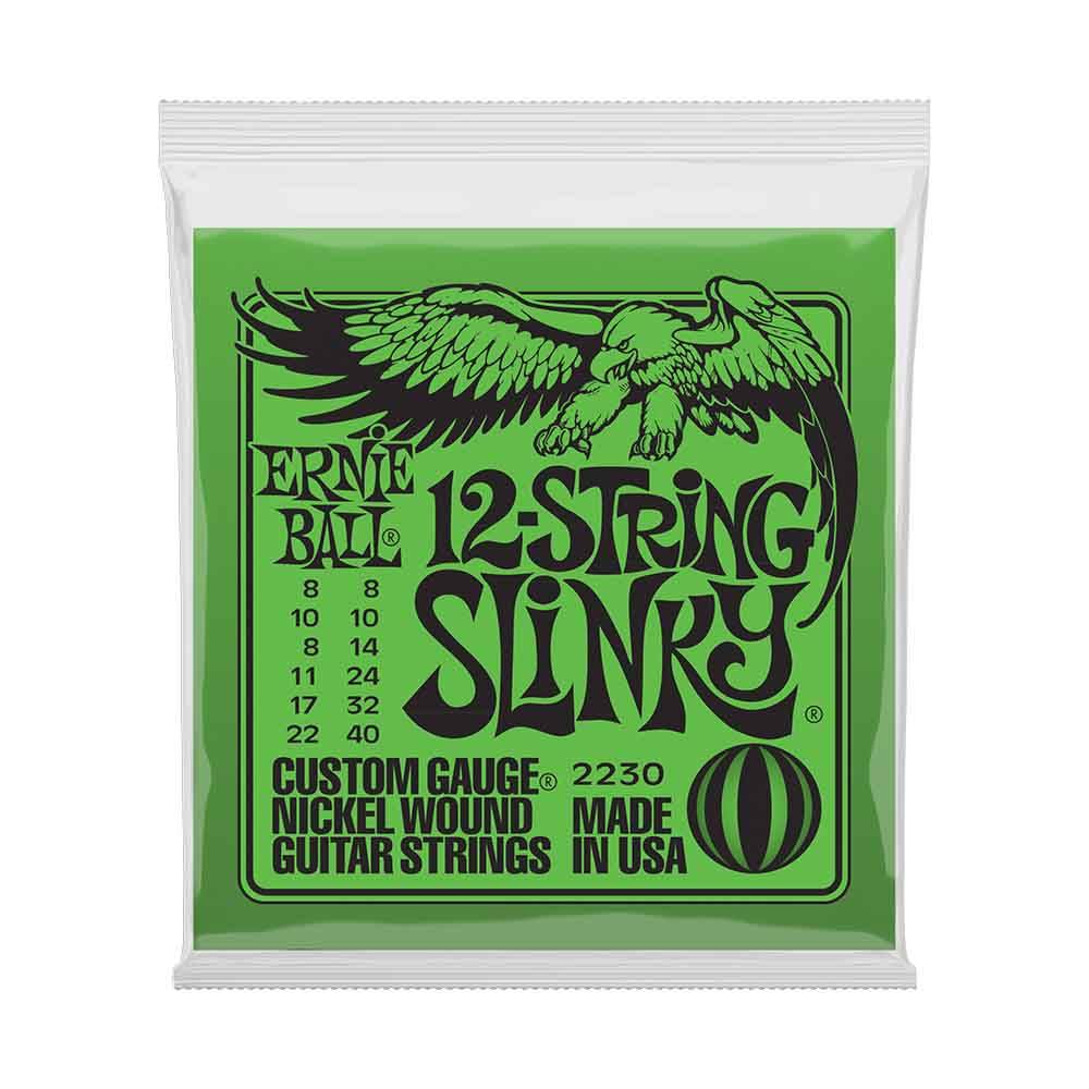Ernie Ball Slinky 2230 鎳纏繞 電吉他十二弦套弦 08-40