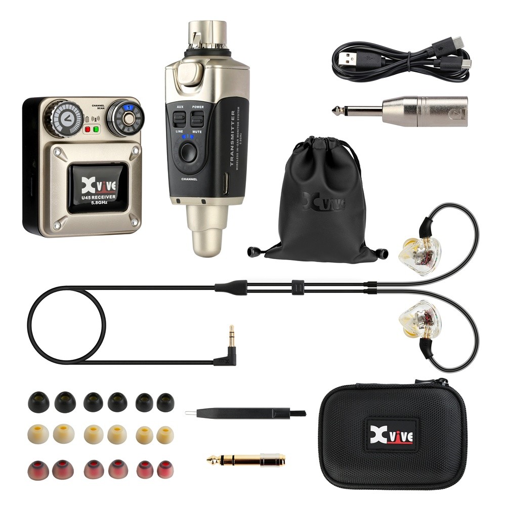 Xvive U45T9 Wireless IEM System 入耳式無線監聽傳輸介面 Xvive U45T9 Wireless IEM System 入耳式無線監聽傳輸介面