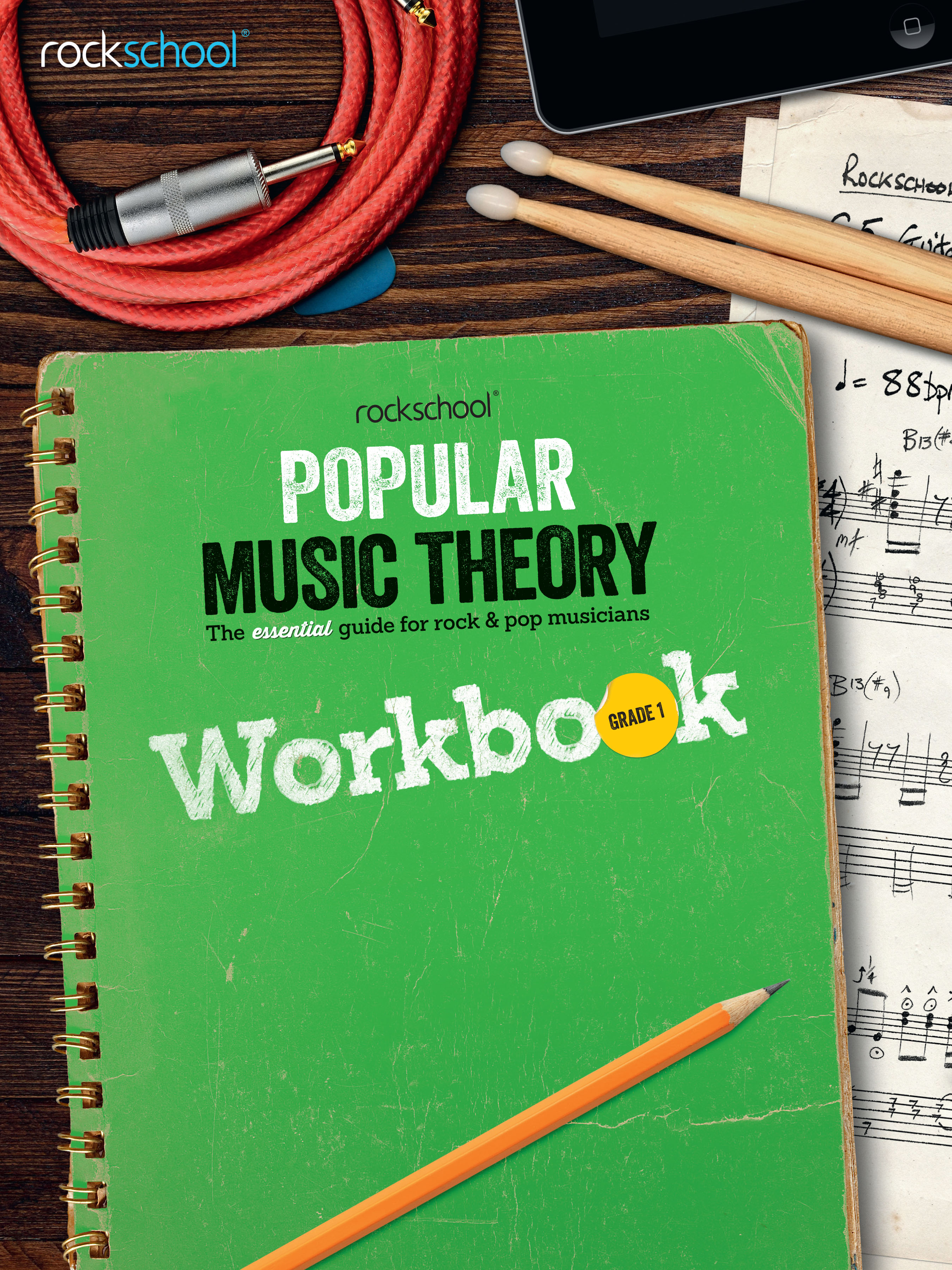 ROCKSCHOOL POPULAR MUSIC THEORY WORKBOOK GRADE 1 流行樂理檢定書 MUSRSK011504