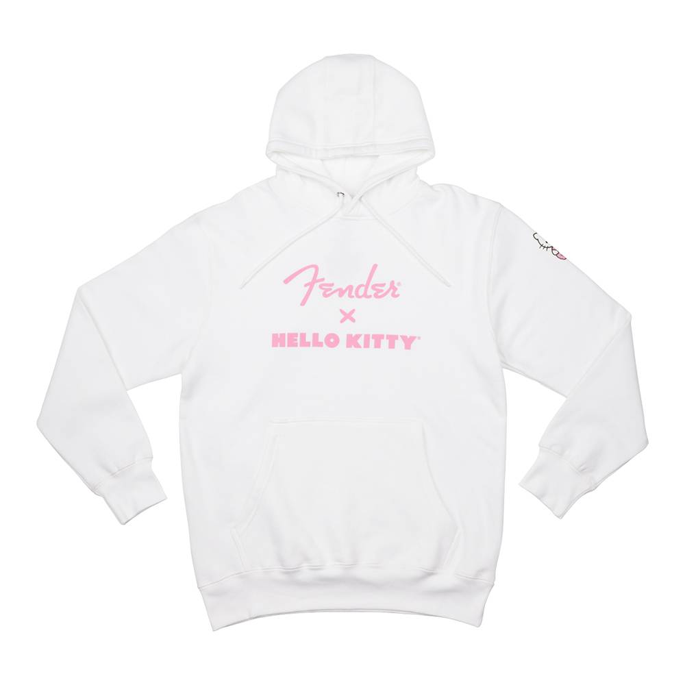 Fender x Hello Kitty White Sleeve Logo Hoodie 聯名款帽T (S/M/L/XL)