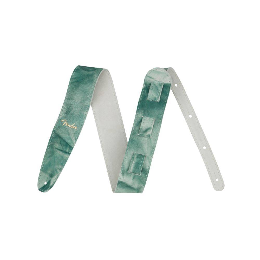 Fender Tie Dye Leather Straps Green 背帶