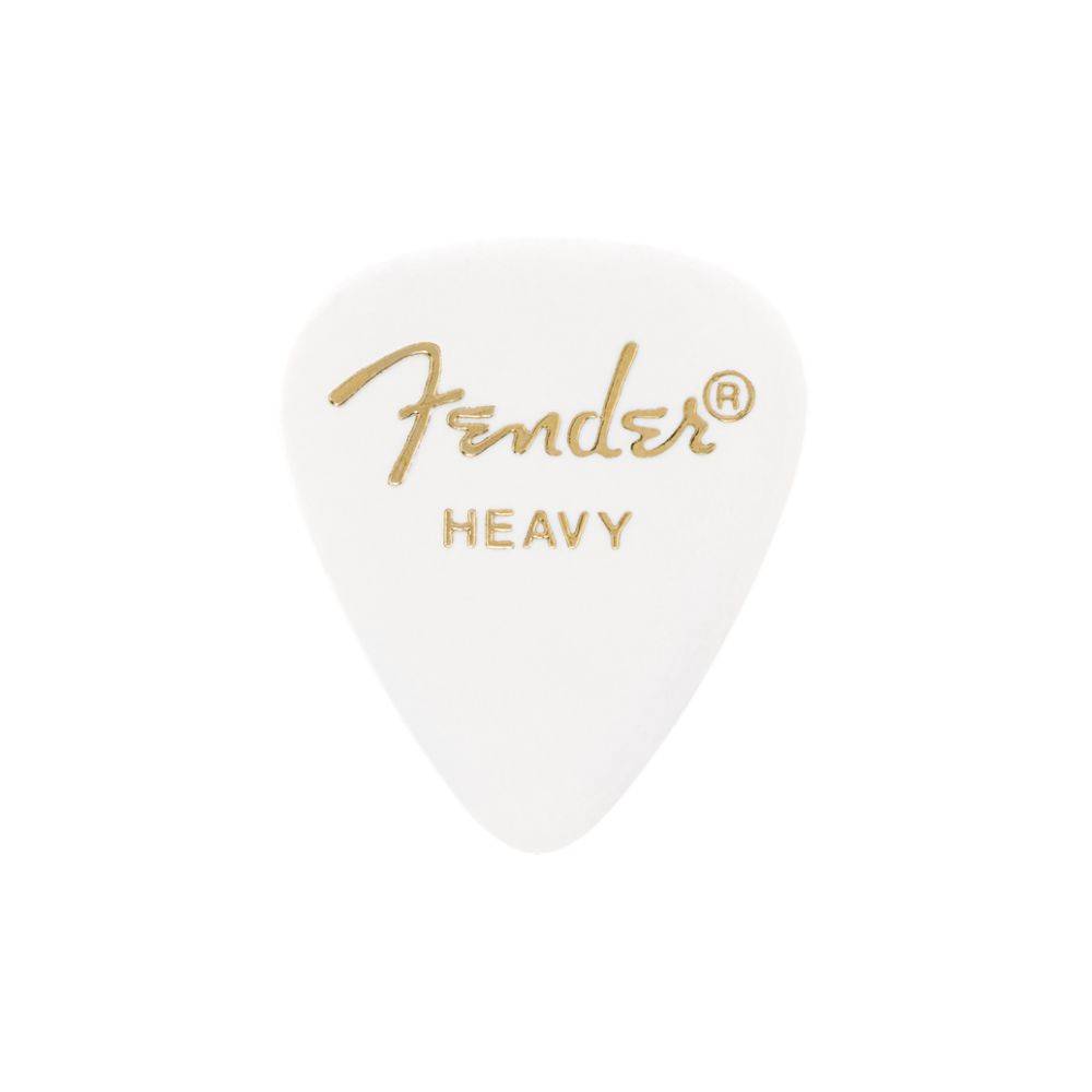 Fender Classic Celluloid 351 Shape White - 1 Gross 匹克(144入組)