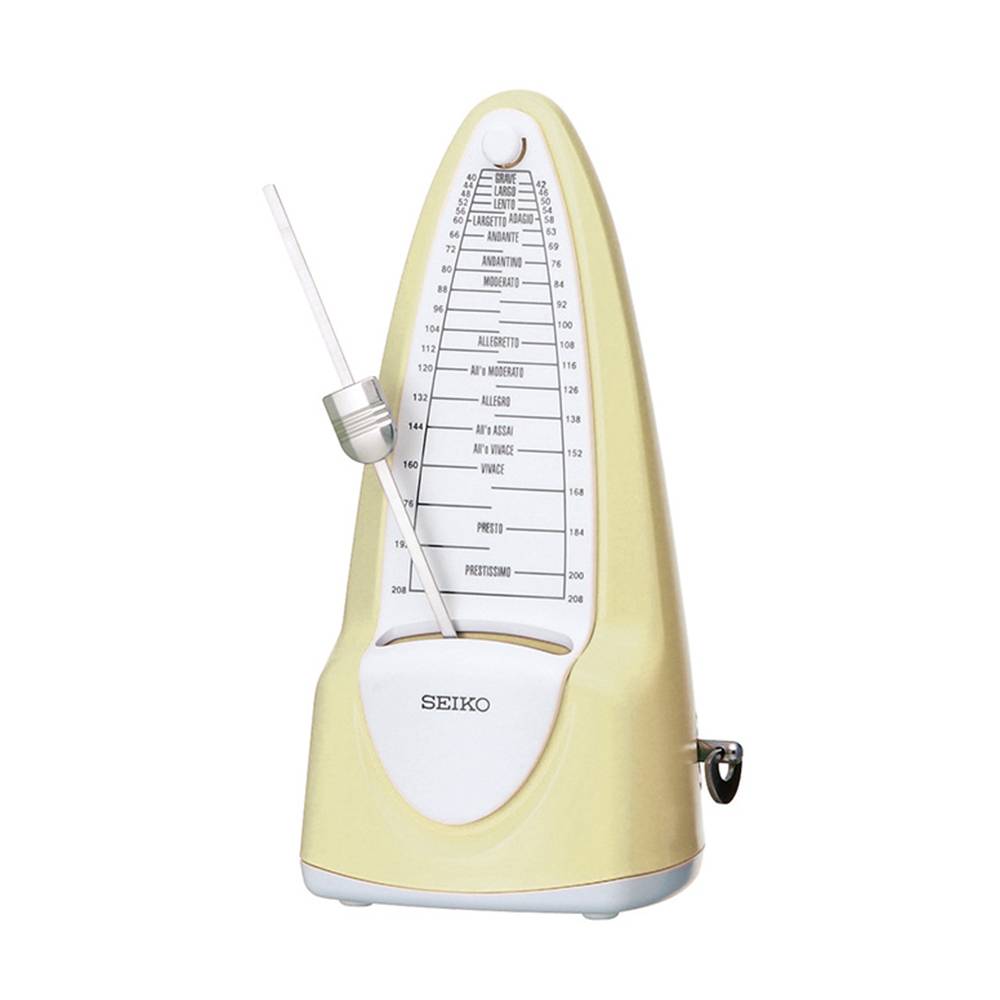 SEIKO SPM320Y 機械式節拍器 鵝黃色