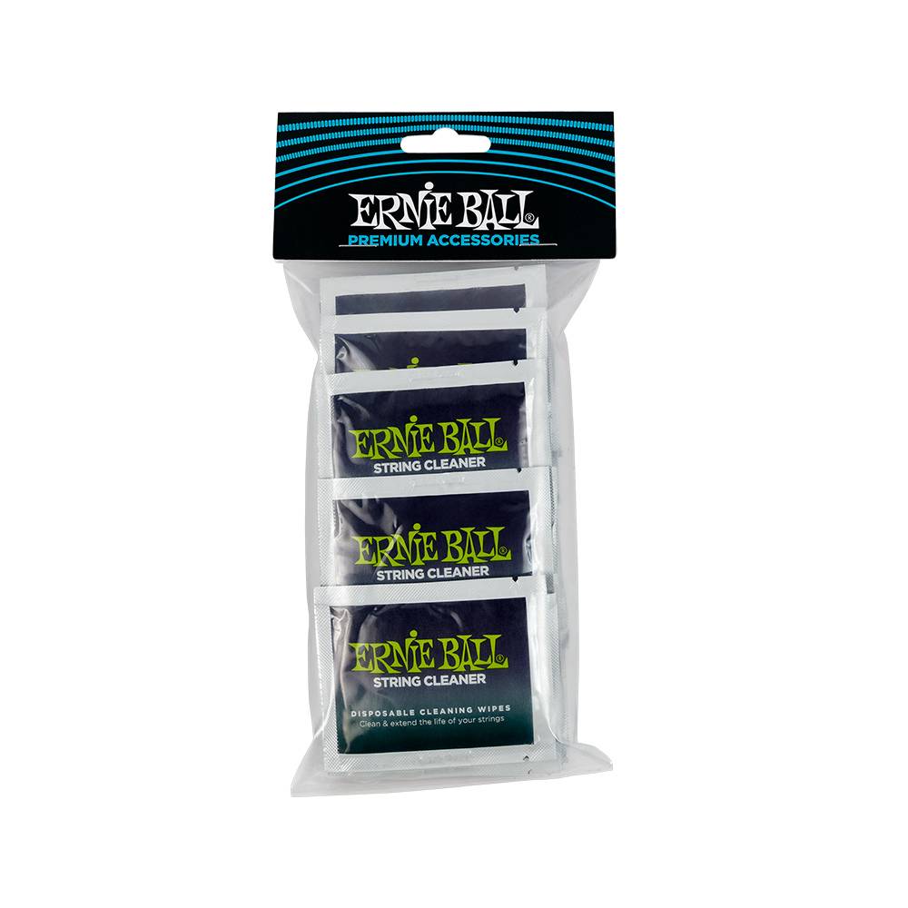 Ernie Ball Wonder Wipes String Cleaner - 20 Pack 4249 琴弦清潔隨身包 (20入組)
