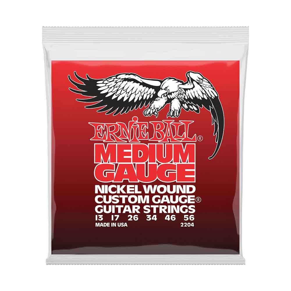 Ernie Ball Medium Nickel Wound 2204 G弦纏繞 電吉他套弦 13-56