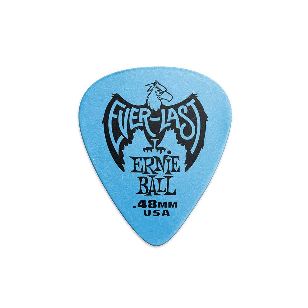 Ernie Ball Everlast Picks Blue 0.48mm 9181 匹克 (12片裝)
