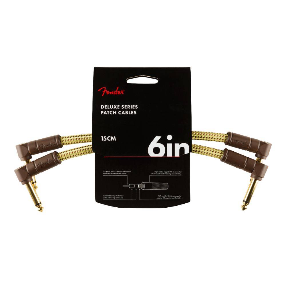 Fender Deluxe Series Tweed Instrument Cables - Tweed 效果器導線