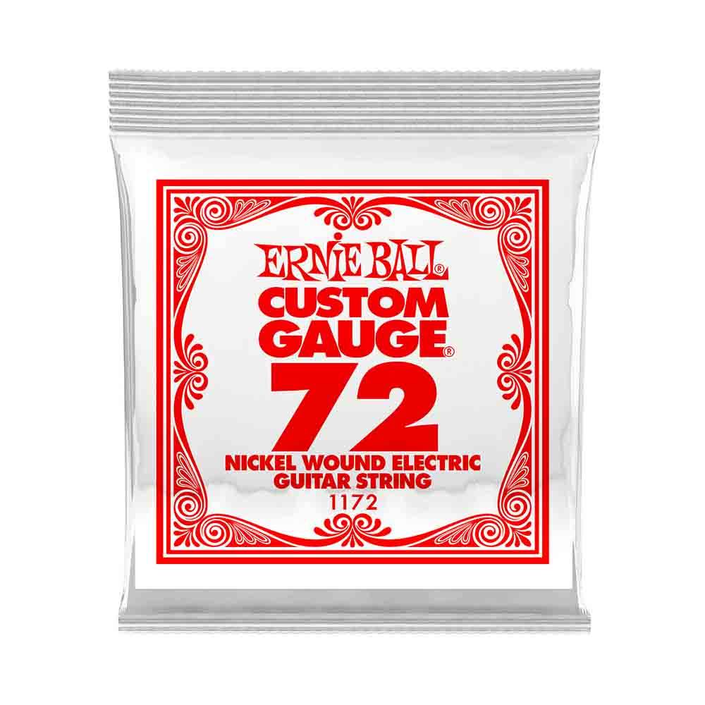 Ernie Ball Nickel Wound 1172 鎳纏繞 電吉他零弦 (單入裝) 72