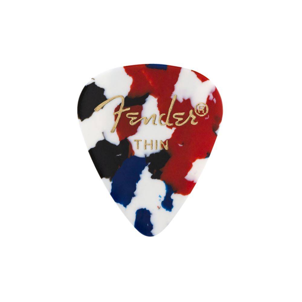 Fender Classic Celluloid 351 Shape Confetti - 1 Gross 匹克(144入組)