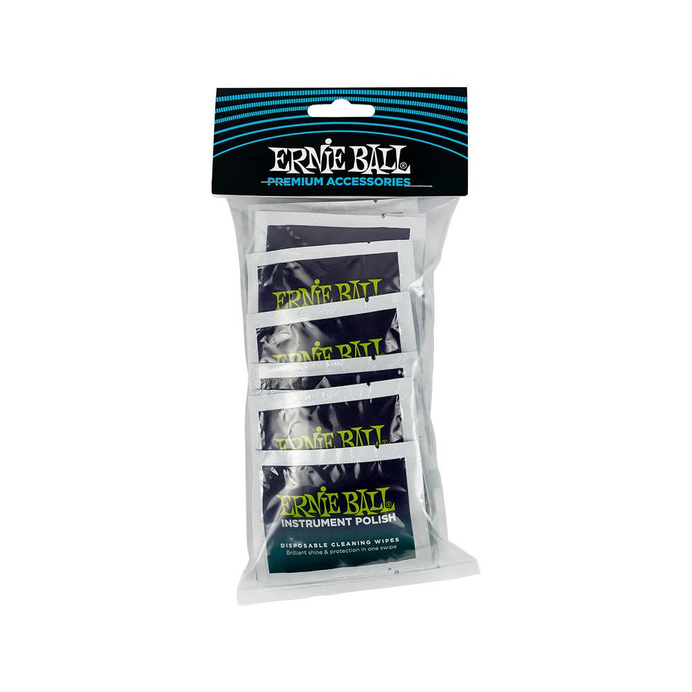 Ernie Ball Wonder Wipes Instrument Polish - 20 Pack 4248 拋光清潔隨身包 (20入組)