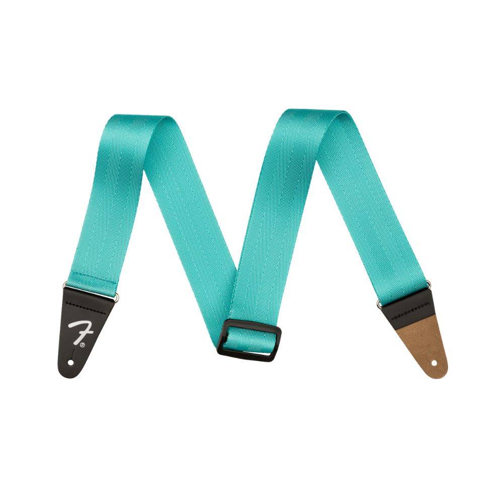 Fender American Professional Seat Belt Strap Miami Blue 背帶