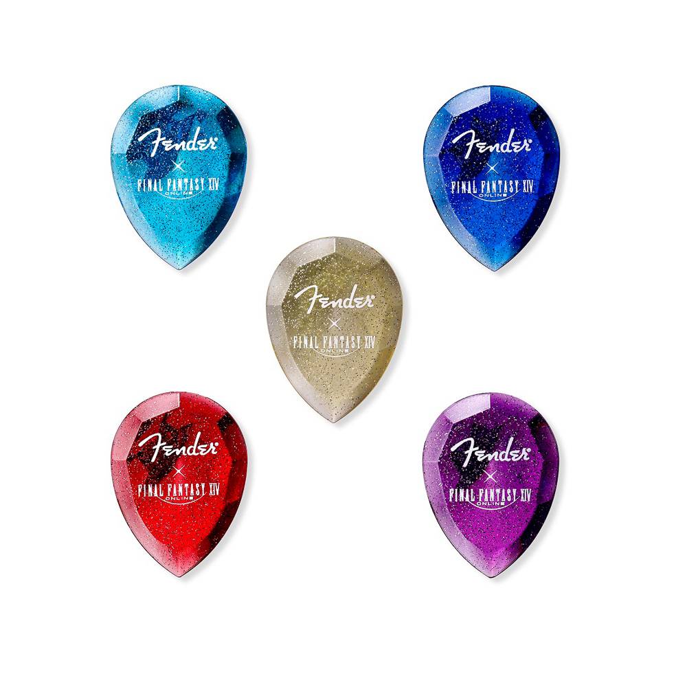 Fender Final Fantasy XIV Crystal Shards 限量聯名匹克