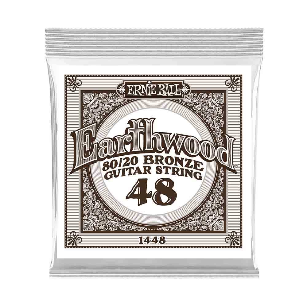 Ernie Ball Earthwood 80/20 Bronze 1448 經典純粹 民謠吉他零弦 (單入裝) 48 Ernie Ball Earthwood 80/20 Bronze 1448 經典純粹 民謠吉他零弦 (單入裝) 48