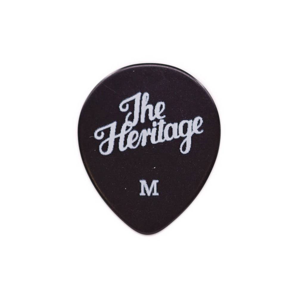 Heritage Celluloid Black Vintage Guitar Pick Medium 匹克 (72片裝)