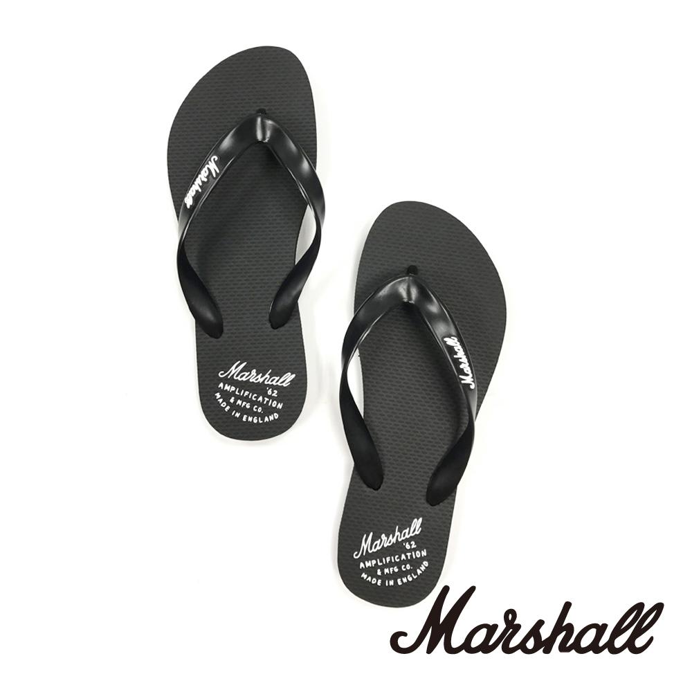 Marshall搖滾人字拖 經典黑