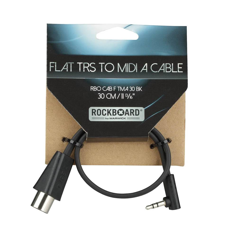 RockBoard Flat TRS to MIDI Cable 30cm TRS轉MIDI(Type A)線