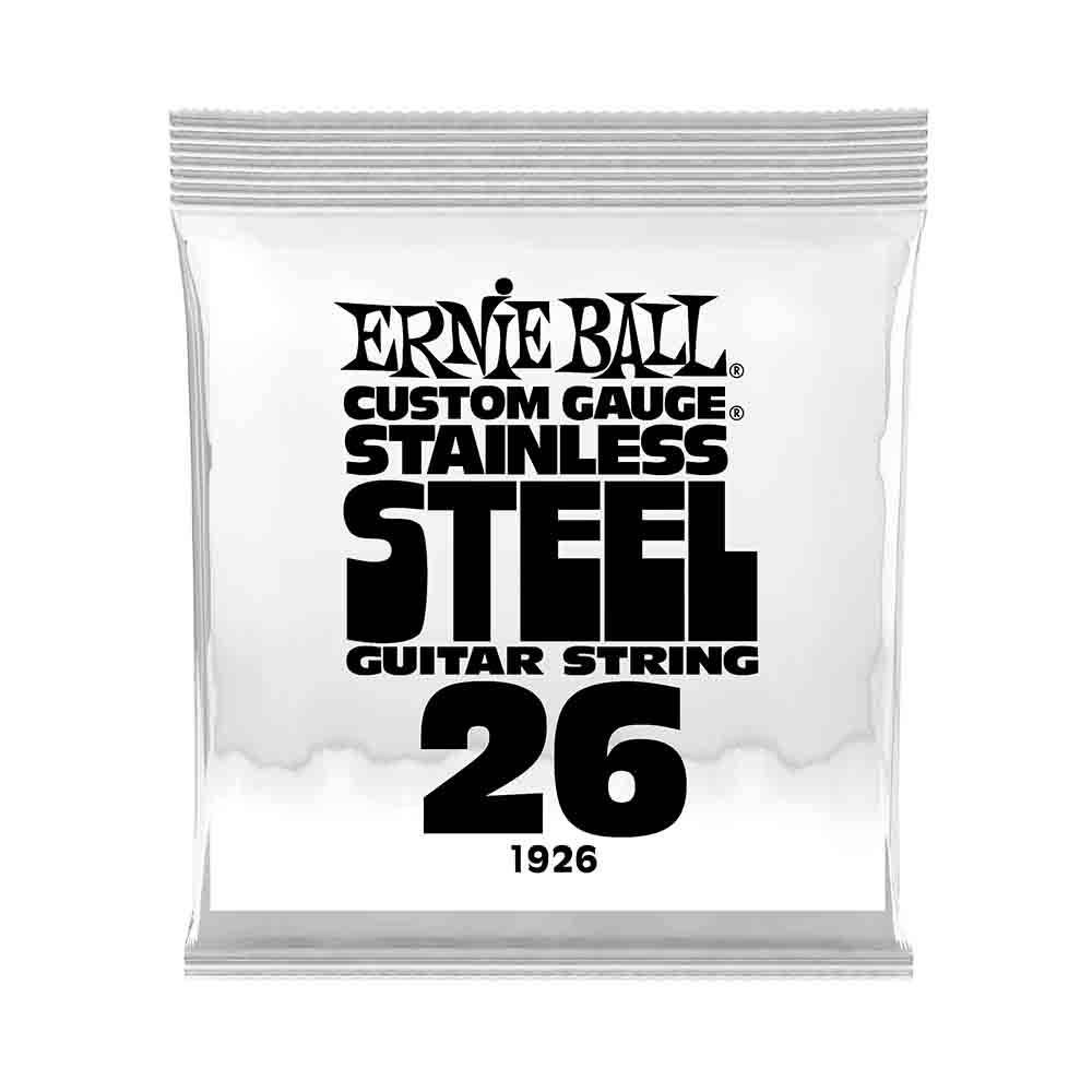 Ernie Ball Stainless Steel Wound 1926 不鏽鋼纏繞 電吉他零弦 (單入裝) 26
