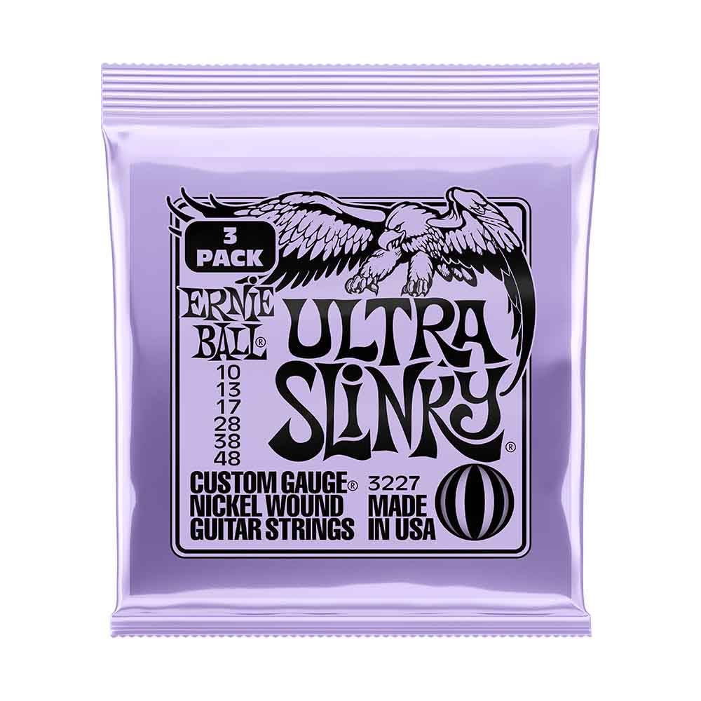 Ernie Ball Ultra Slinky 3227 鎳纏繞 電吉他套弦 (3件組) 10-48 Ernie Ball Ultra Slinky 3227 鎳纏繞 電吉他套弦 (3件組) 10-48