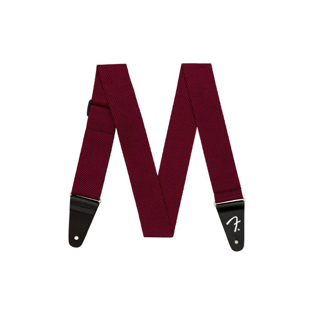 Fender Modern Tweed Straps Black and Red 背帶