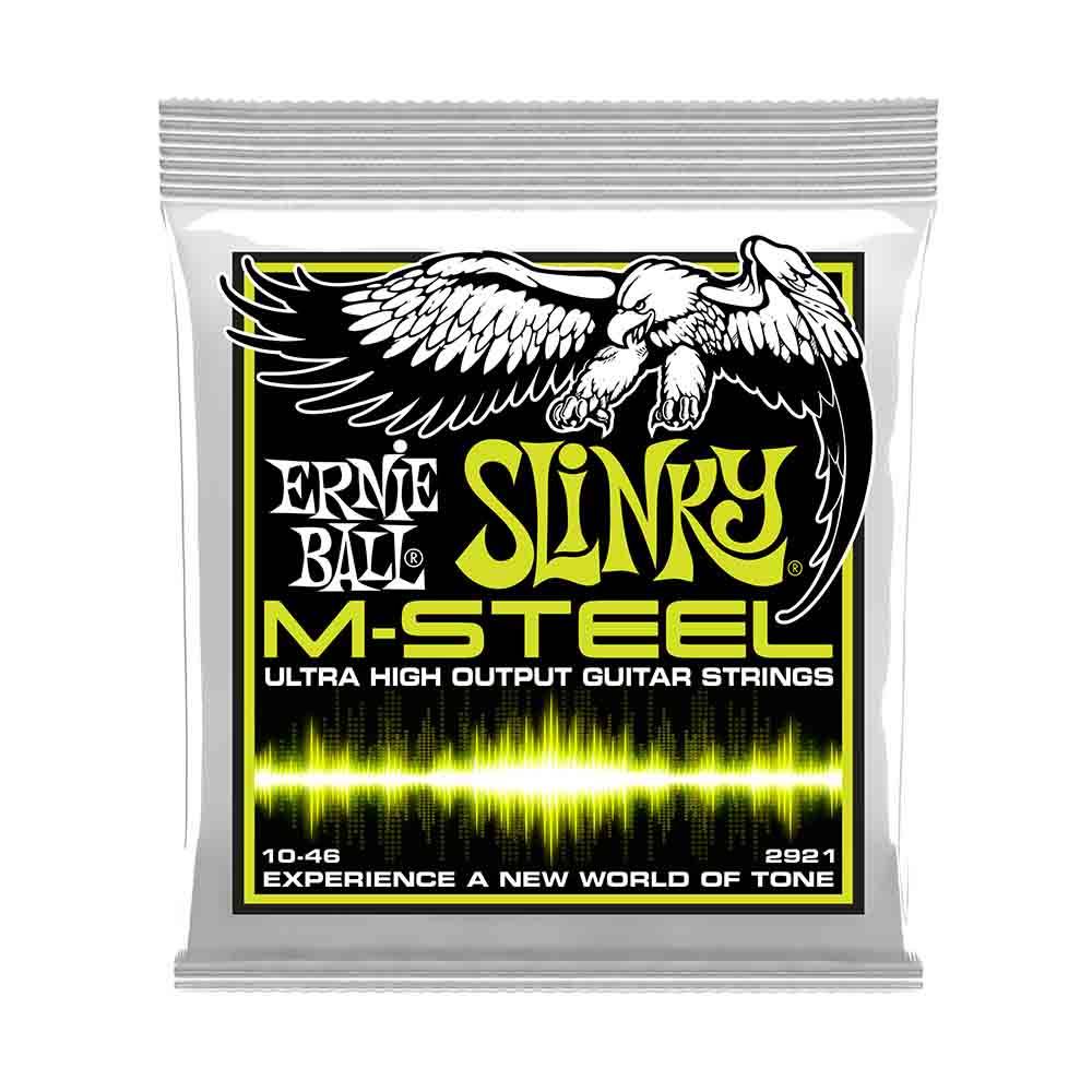 Ernie Ball Regular Slinky M-Steel 2921 超高出力馬鋼 電吉他套弦 10-46